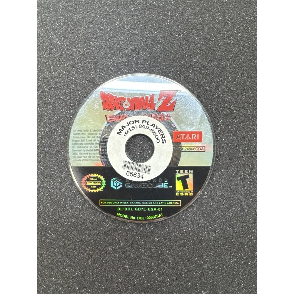 Dragon Ball Z: Budokai (Nintendo GameCube, 2003) Complete - Player's Choice